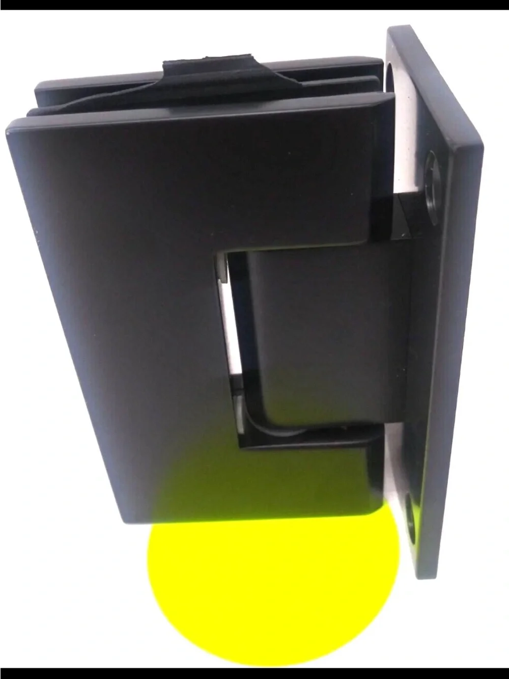 CR Laurence Geneva Series Wall-Mount Shower Door Hinge Matte Black